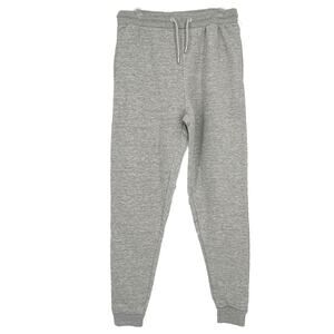 Boohoo Man Basic Skinny Fit Fleece Jogger in Grey Size Medium